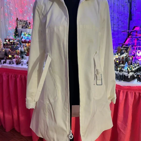 (New) Nine West White Spring Jacket Coat Size S/P - Picture 2 of 4